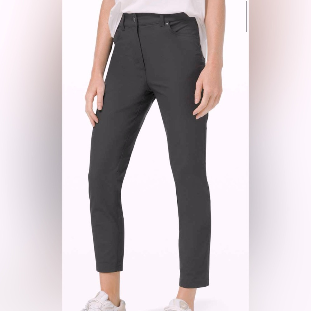 Lululemon City Sleek Charcoal 5 Pocket 7/8 Crop Pant